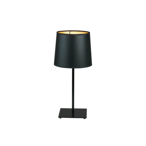 Table lamp - BLACK - BROSSIER SADERNE - lacquered metal / fabric / contemporary