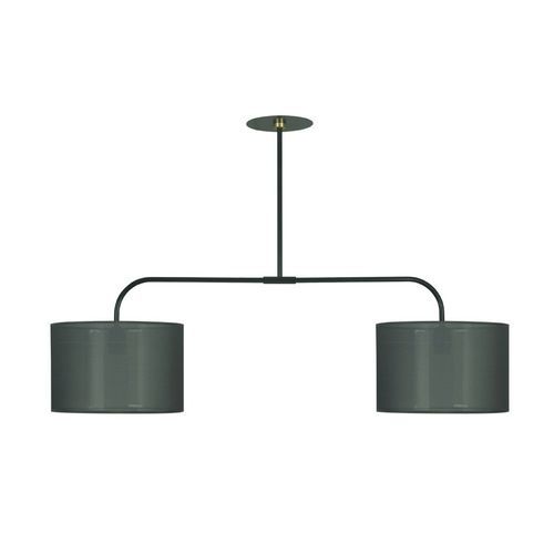 Pendant lamp - EROLD - BROSSIER SADERNE - lacquered metal / fabric / contemporary