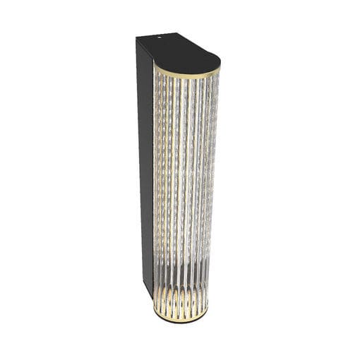 Contemporary wall light - DELSON GM - BROSSIER SADERNE - indoor / thermo-lacquered steel / glass