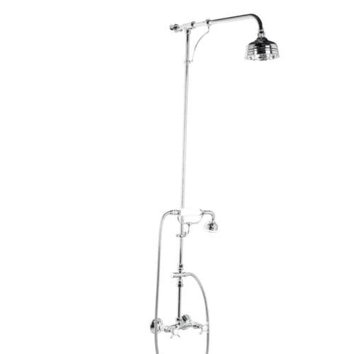 Wall-mounted shower set - NGT905 - Kenny&Mason - traditional / commercial / with hand shower