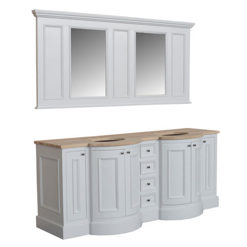 Double washbasin cabinet - HOLT07 - Kenny&Mason - free-standing / wall-mounted / oak