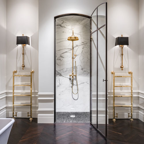 Electric towel radiator - The Art Deco - Kenny&Mason - 400 w / Art Deco / metal