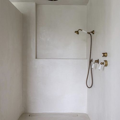 Wall-mounted shower set - NGT904  - Kenny&Mason - traditional / commercial / with hand shower