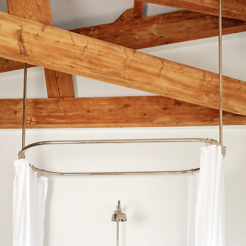 Ceiling mounted curtain track - THE OVAL - Kenny&Mason - for drapes / commercial / for shower