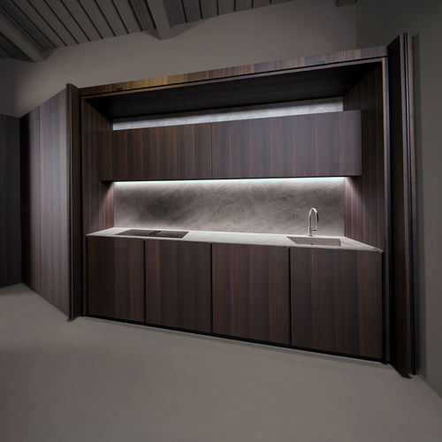 Contemporary kitchen - inca - minotti cucine - wooden / marble / island