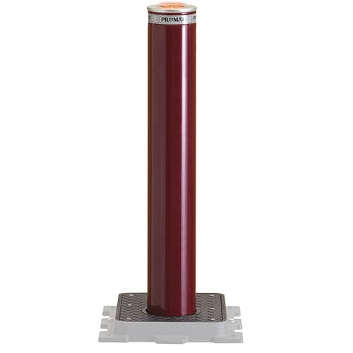 Pedestrian bollard - 127/EM 800A - PILOMAT - access control / retractable / automatic