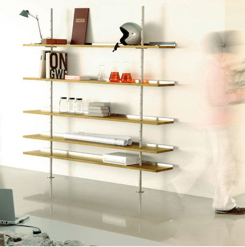 Contemporary shelf - EIERMANN - Richard Lampert - wooden / metal