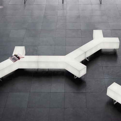 Original design bench - FUTURA PANCA - modo luce - polyethylene / illuminated
