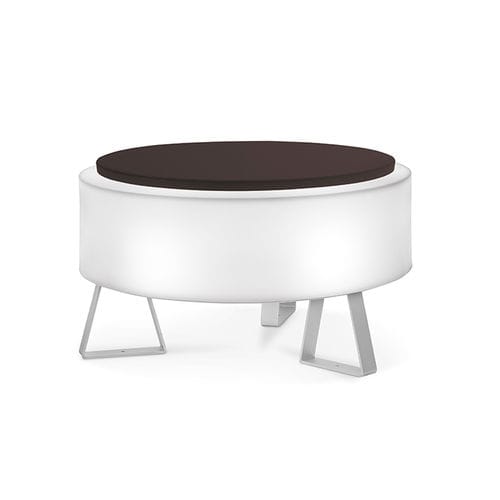 Contemporary pouf - ATOLLO TAVOLO - modo luce - polyethylene / metal / illuminated