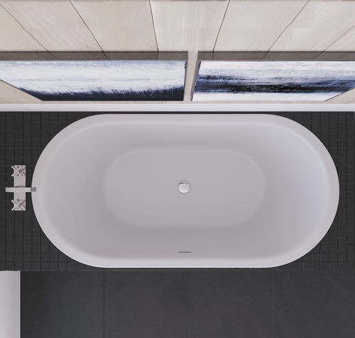 Oval bathtub - CONRAD 1800 - Dado Creations Pty (LTD) - built-in / for homes / Solid Surface