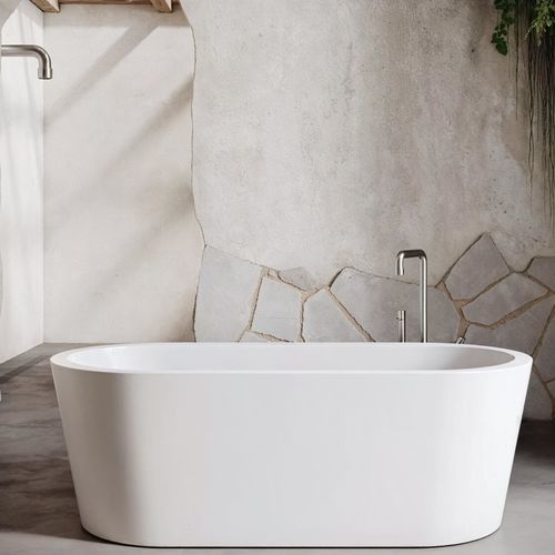 Oval bathtub - PERTH - Dado Creations Pty (LTD) - freestanding / Solid Surface / stone resin