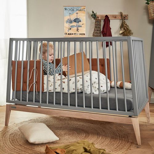 Extendable baby bed LINEA™ Leander single / contemporary / high quality