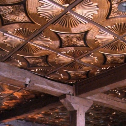 PVC suspended ceiling - 201 - DECORAIDS DECORATING SOLUTIONS PVT LTD. - tile / flame-retardant / water-repellent