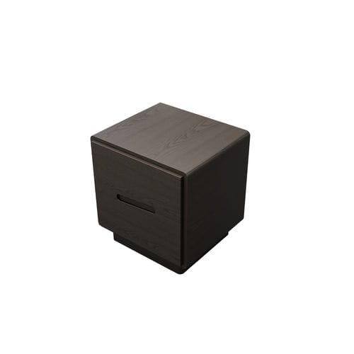 Contemporary bedside table - Malibù - MORELATO - ash / ash base / rectangular