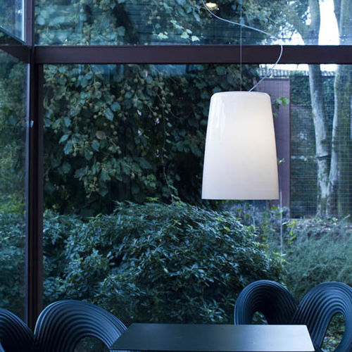 Pendant lamp - MARLENE - PRANDINA - blown glass / contemporary / corded