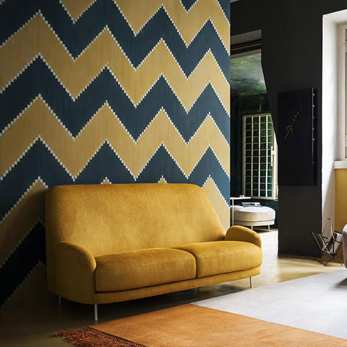 Contemporary sofa - SANTIAGO - Tacchini - fabric / 2-person