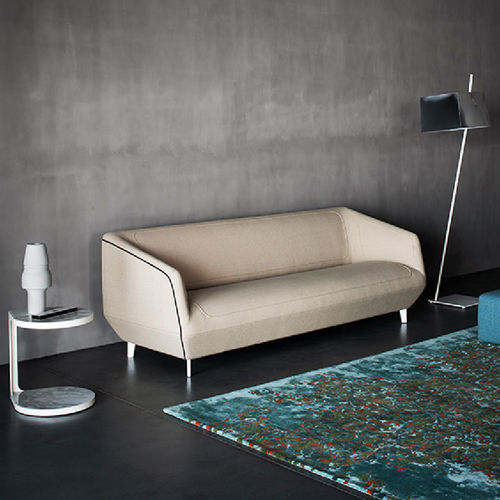 Contemporary sofa - DRESSED - Tacchini - fabric / beige / by Luca Nichetto