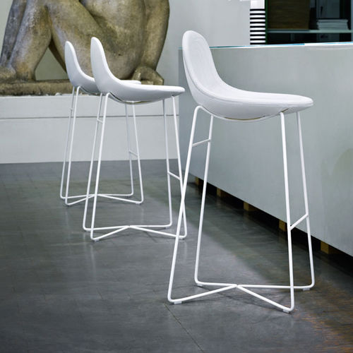 Contemporary bar chair - DOODLE - Tacchini - indoor / metal / home