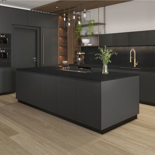 Natural stone countertop - GRAPHITE - Artesia S.r.l - graphite / kitchen / black