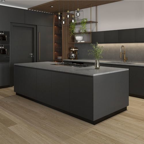 Natural stone countertop - CENERE - Artesia S.r.l - kitchen / gray / smooth