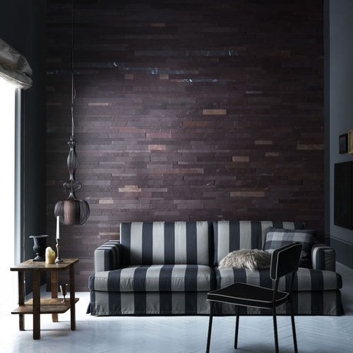 Natural stone wall cladding panel - CACAO - Artesia S.r.l - interior / old support / new support