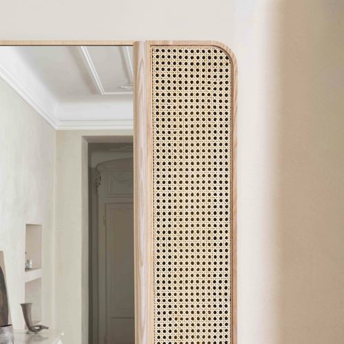 Wall-mounted mirror - Marcel - Ceramica Cielo - contemporary / rectangular / wooden