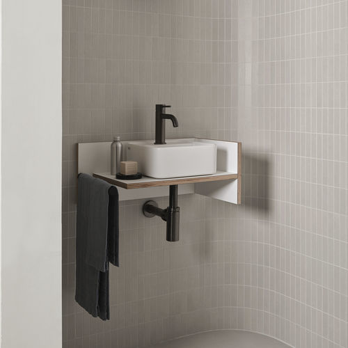 Countertop washbasin - LES PETITES - TALCO - Ceramica Cielo - ceramic / square / 1-hole