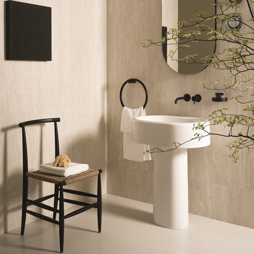 Free-standing washbasin - ITACA 343 - Ceramica Cielo - ceramic / oval / without hole