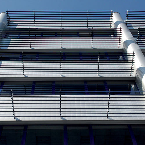 Canopy for commercial buildings - Hunter Douglas Architectural - metal / polycarbonate / pyramidal