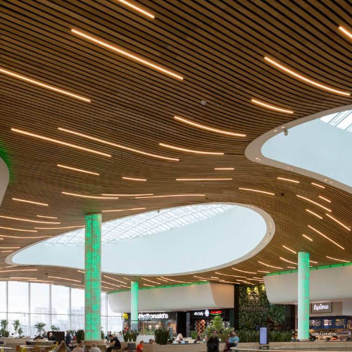 Hunter Douglas Architectural solid wood suspended ceilings