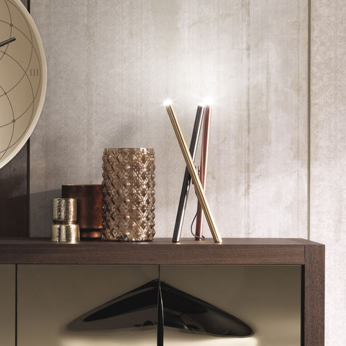 Table lamp - SHANGAI T - Riflessi - painted metal / polished steel / contemporary