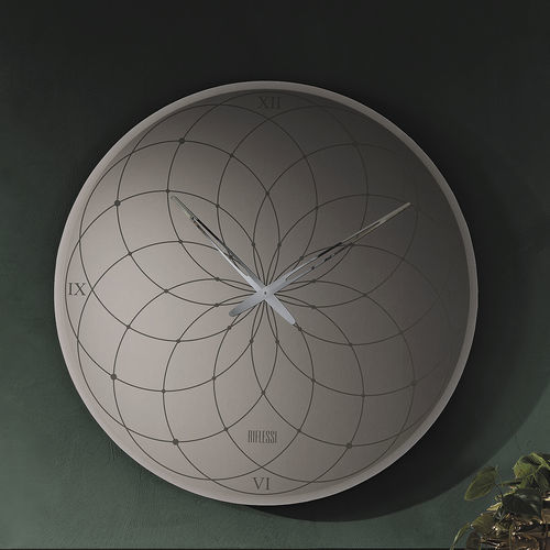 Contemporary clock - ROMA - Riflessi - wall-mounted / analog / commercial