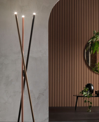 Floor-standing lamp - SHANGAI PT  - Riflessi - metal / contemporary / corded