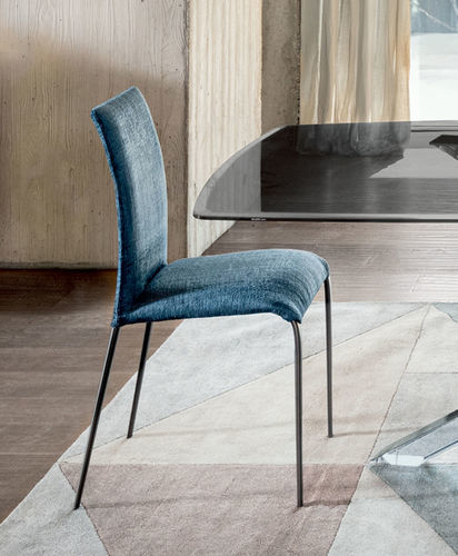 Contemporary chair - VITTORIA FLEX - Riflessi - indoor / fabric / leather