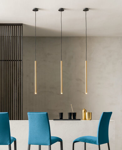 Pendant lamp - STILO SS - Riflessi - painted metal / contemporary / corded