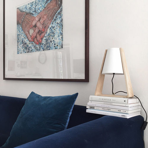 Table lamp - BEND - Frandsen Lighting - wooden / contemporary / corded