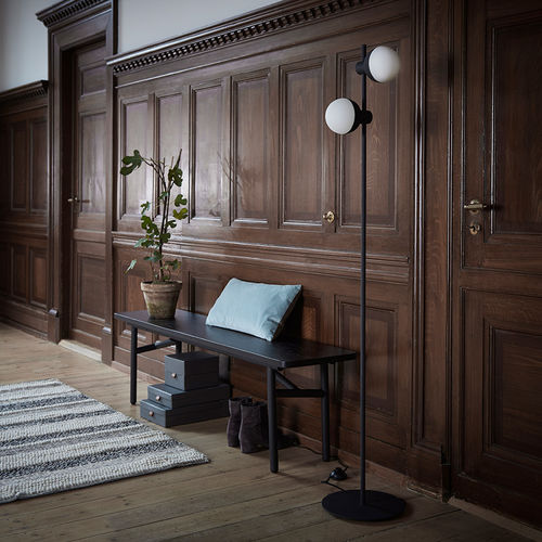 Floor-standing lamp - FABIAN - Frandsen Lighting - metal / contemporary / corded