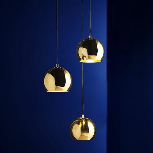Pendant lamp - BALL  - Frandsen Lighting - brass / copper / contemporary