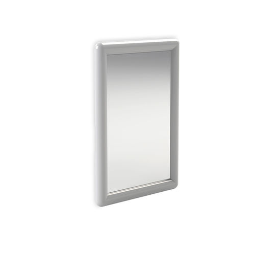 Wall-mounted bathroom mirror - C407 - A. e T. ITALIA - contemporary / rectangular / copper