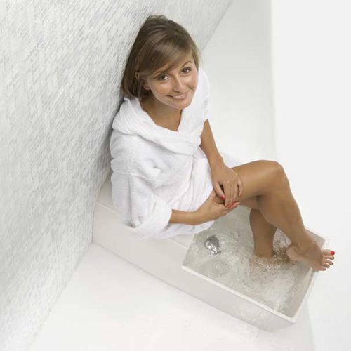 Ceramic foot bath - S300 - A. e T. ITALIA - home / water massage