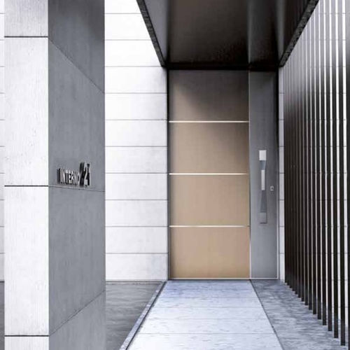 Door panel METRA Building cover / steel / smooth