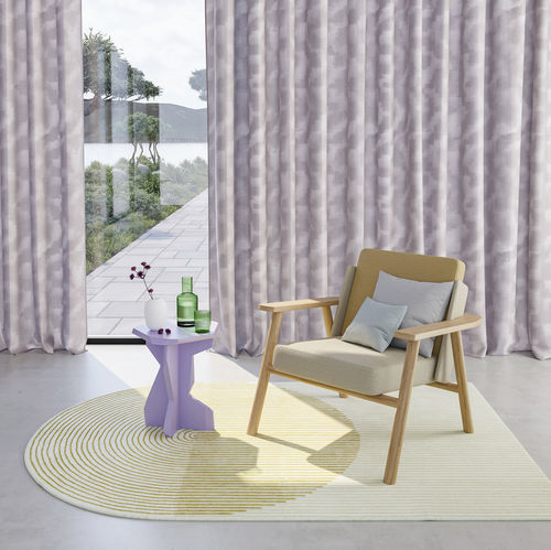 Upholstery fabric - FARA - NYA NORDISKA - for curtain / wave pattern / linen