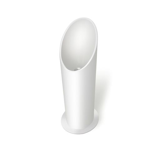 Glass fiber-reinforced plastic urinal - PYLON - uridan-españa - floor-mounted / waterless / commercial