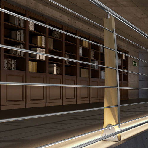 Steel railing - ARC 200 - Mobirolo - cable / outdoor / for balconies