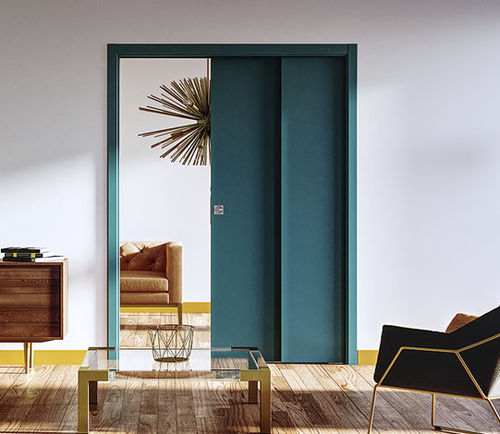 Interior door - Evokit Staffetta - Ermetika - wooden / sliding / classic