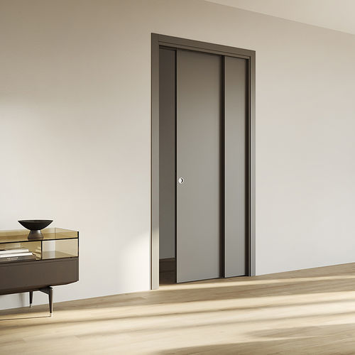 Interior door - Staffetta - Ermetika - wooden / telescopic / contemporary