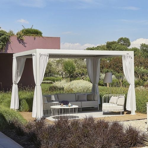 Self-supporting pergola - Nuvola - EMU - aluminum / with mobile slats ...