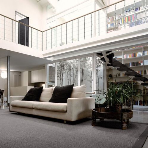 Aluminum railing - NIK - FONTANOT - ALBINI & FONTANOT - wooden / with bars / cable