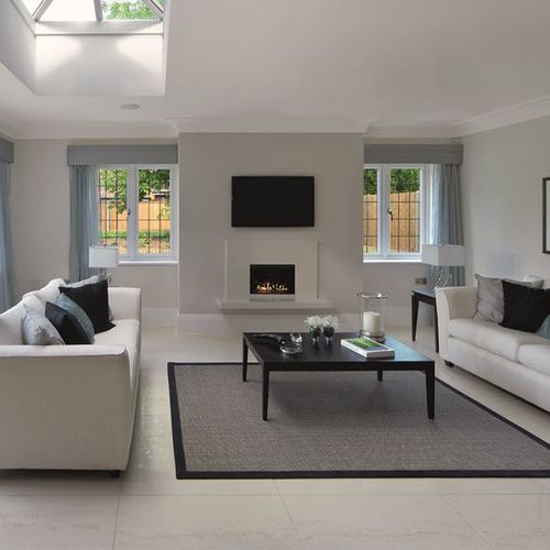 Gas fireplace - LUNA DIAMOND 700 H - M-Design - built-in / Single-sided / closed hearth
