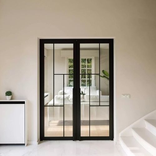 Interior door - STEEL LOOK  - ANYWAY DOORS - aluminium / swing / pivoting
